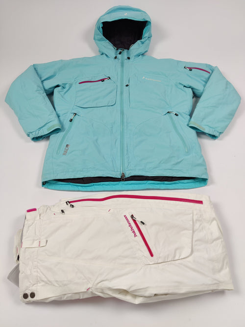 Peak Performance Goretex Skipak Turquoise Wit Dames XL