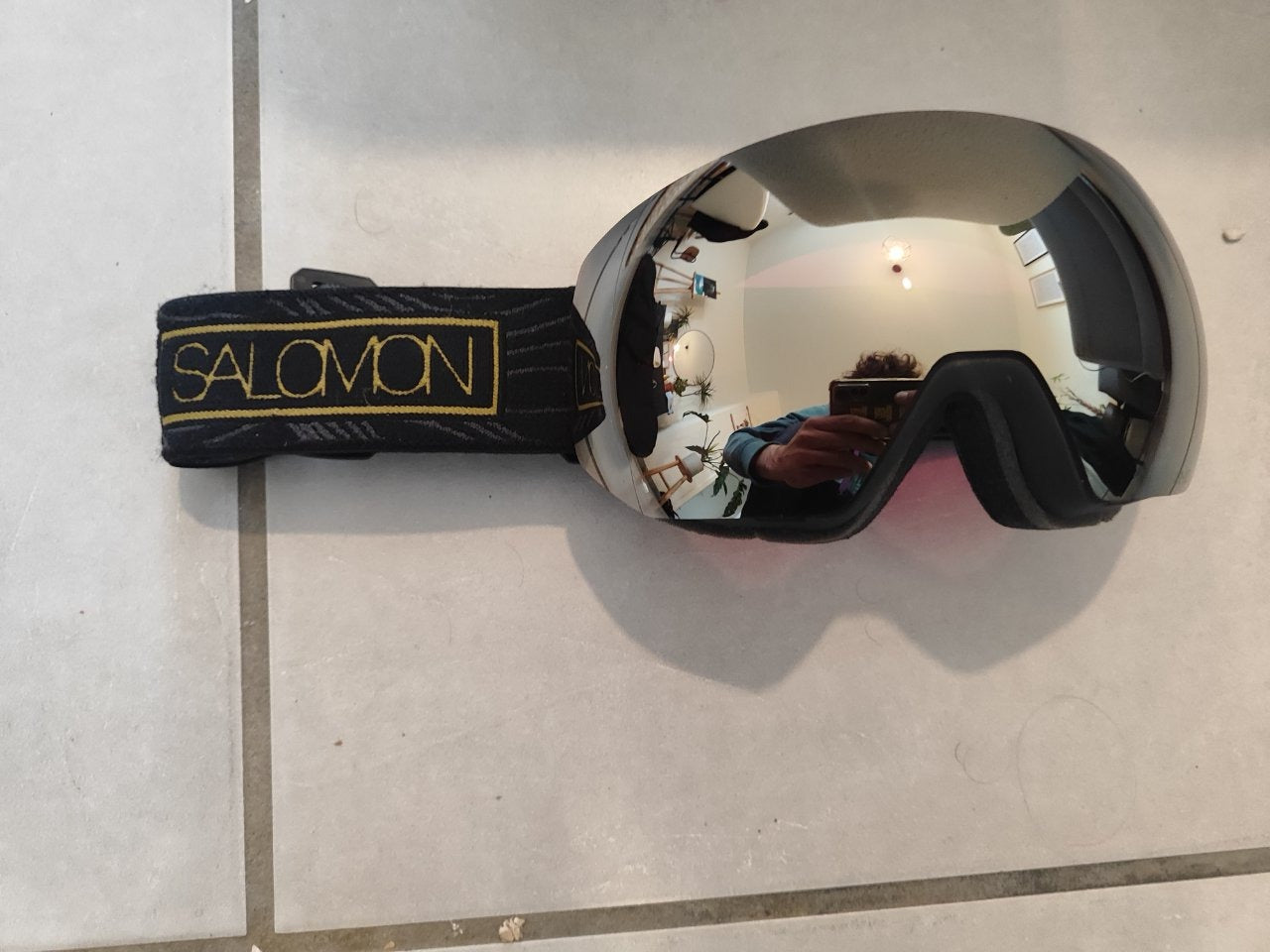 Salomon Masque Ski Radium Photo Noir