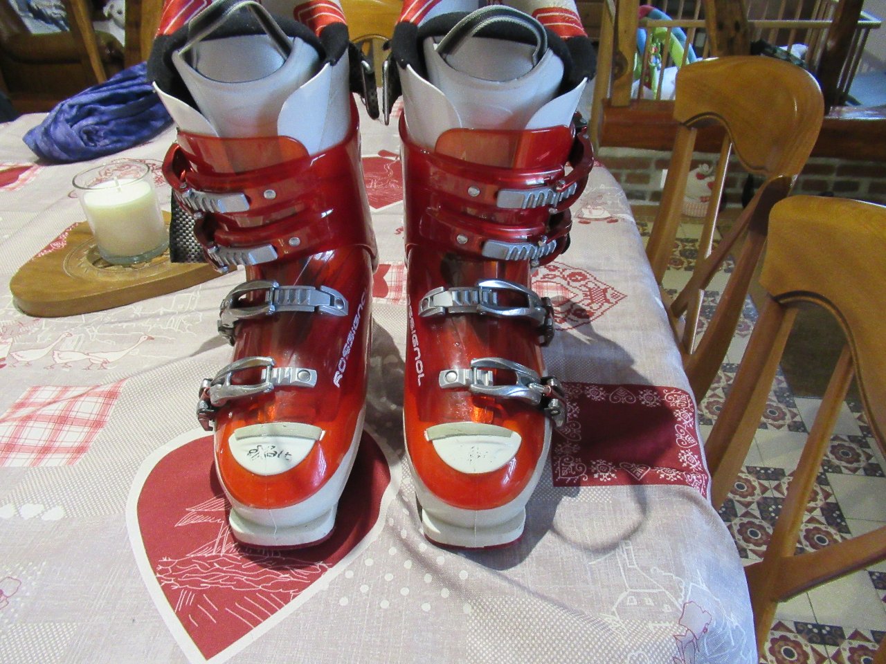 Chaussures de ski alpin Rossignol exalt 12 red Rouge
