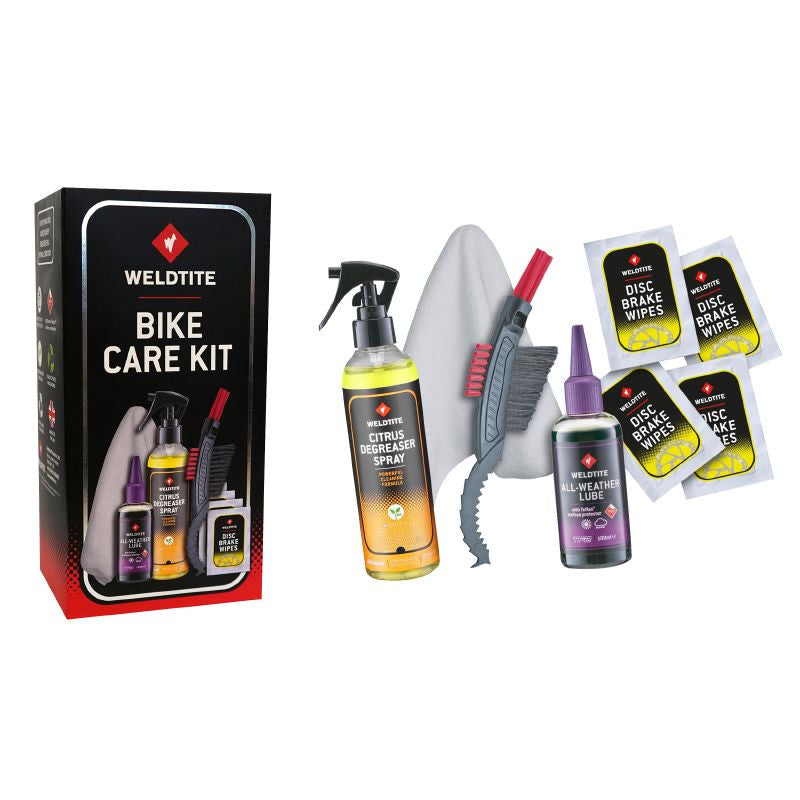 Pack kit Entretien vélo : bike care Weldtite