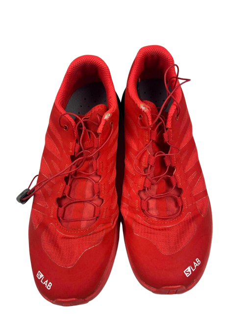 Chaussures de running salomon  femme rouge