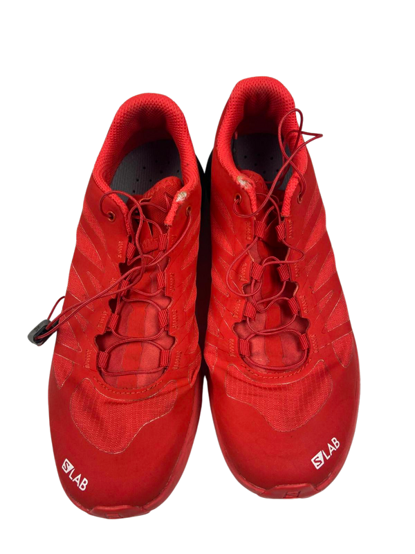 Chaussures de running salomon  femme rouge