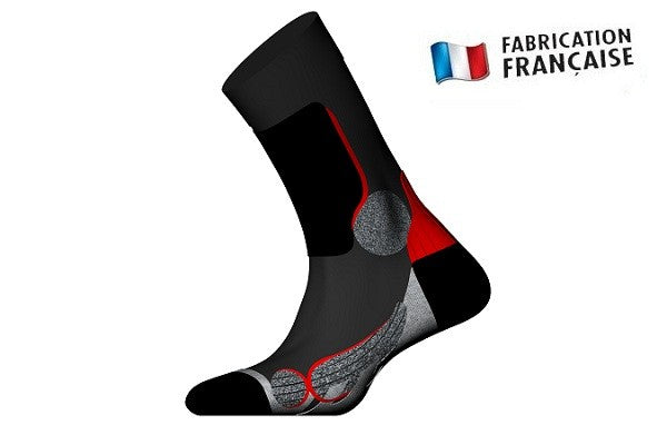 Chaussettes Monnet Expert Trekking Hi-Performance Rouge