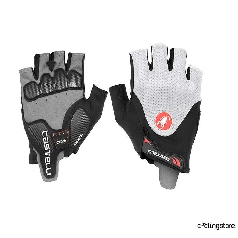 GANTS CASTELLI ARENBERG GEL 2 NOIR/BLANC IVOIR