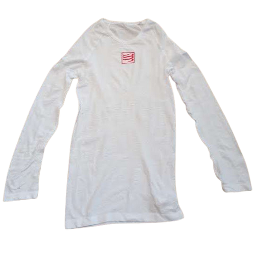 T-shirts compressport  homme blanc