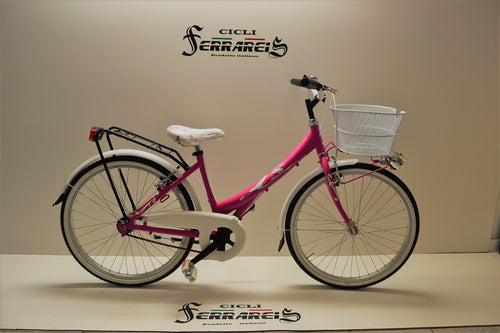 Bici bimba 24 fucsia personalizzabile