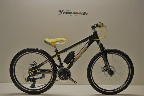 Bici mtb 24 mountain bike nera personalizzabile