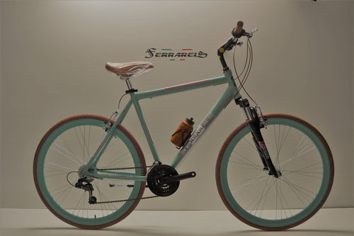 Ibrida 28 bici verde personalizzabile
