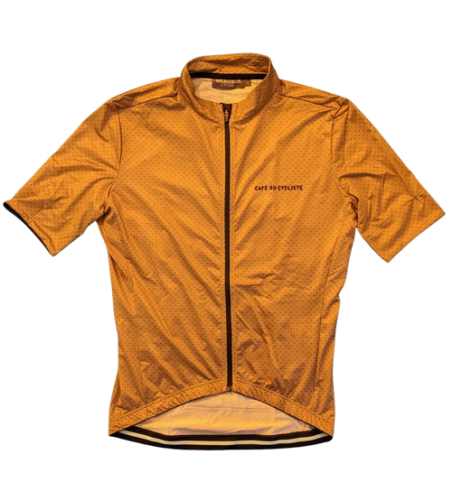 Maillots de vélo Café du cycliste Fleurette Jaune