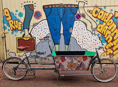 Vélo cargo artisannal reconditionné et éligible aux aides de la région IDF
