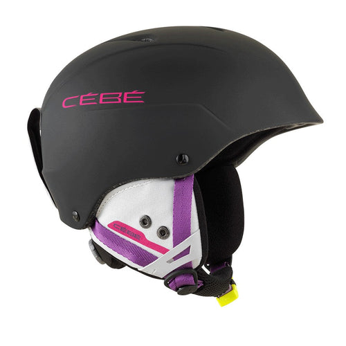 Cébé Contest Matte Black & Pink - Casque de ski neuf femme