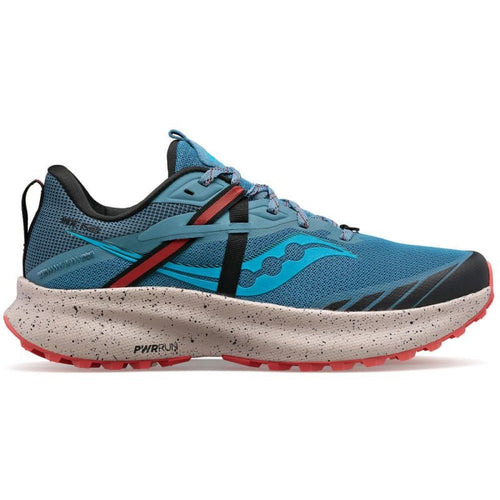 Chaussures running Saucony Ride 15 Tr (deep sea / lava) homme