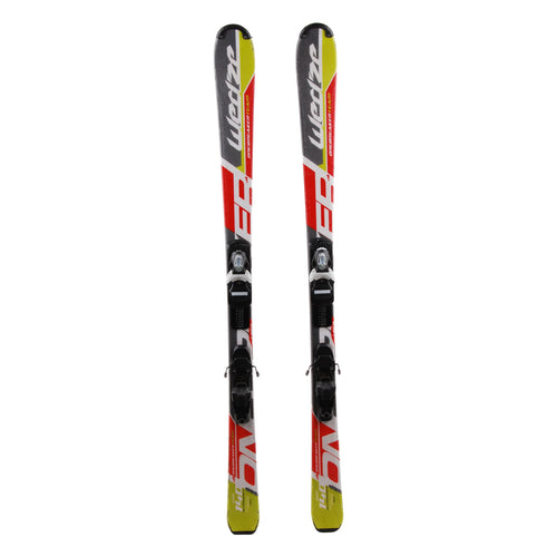 Ski occasion junior Rossignol Terrain Girl + fixations - Qualité B 104 cm