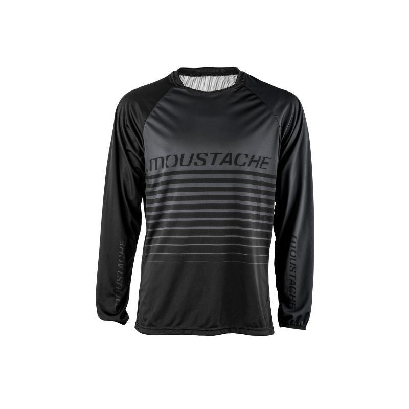 MAILLOT MOUSTACHE TEAM REPLICA BLACK LS TAILLE : M