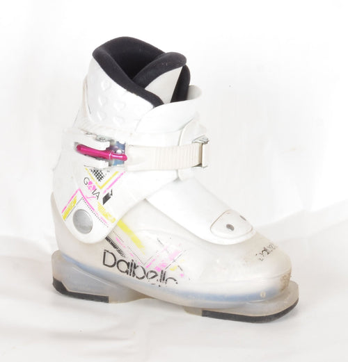 Dalbello GAIA 1 white/green - chaussures de ski d'occasion  Junior