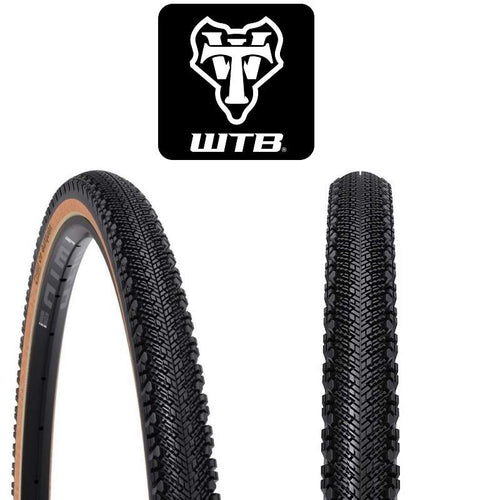 Pneu Gravel WTB VENTURE Tubeless Flanc Marron 700X40