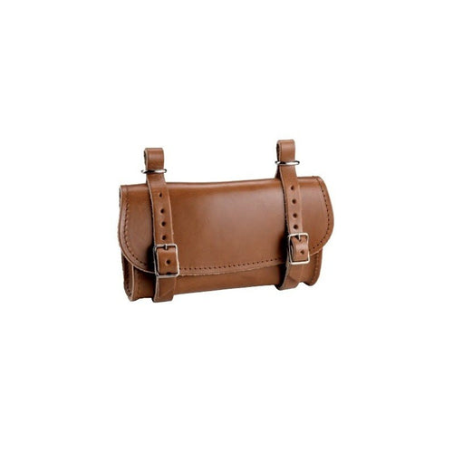 Real honey leather saddle bag