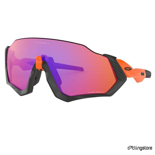 LUNETTES OAKLEY FLIGHT JACKET NOIR ORANGE PRIZM TRAIL