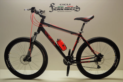 Bici mtb 26 rosso nero personalizzabile