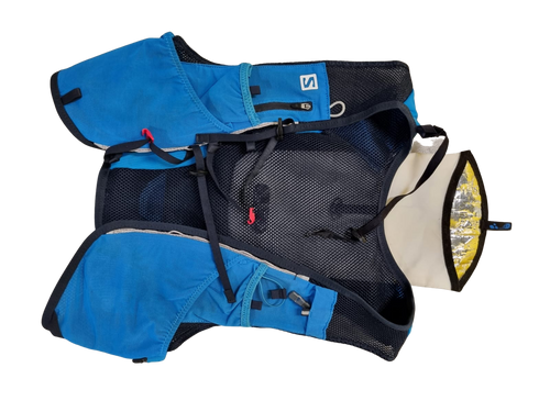 Gilet Hydratation Salomon 5 Adv Skin 3  Bleu Jaune