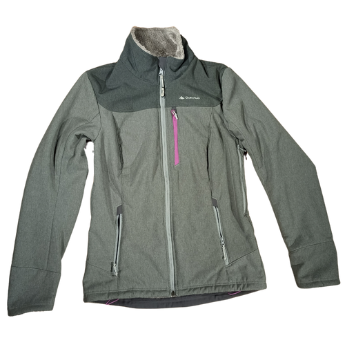 Vestes softshell queshua  femme gris