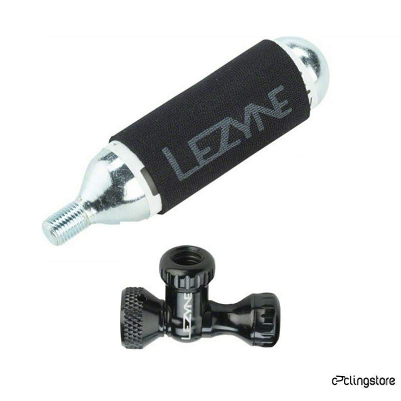 GONFLEUR CO2 LEZYNE CONTROL DRIVE NOIR 25G