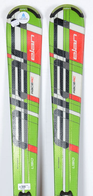Elan RC RACE green/red - skis d'occasion Junior