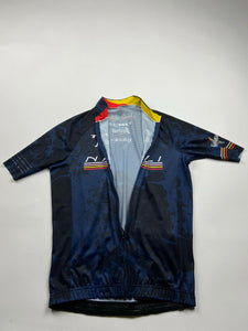 Maillots de vélo santini nibali homme bleu