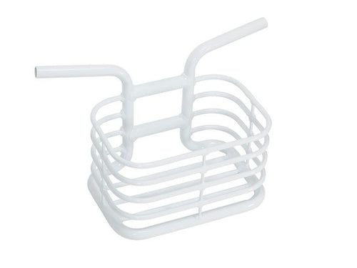 Beach Basket Small Handlebar White