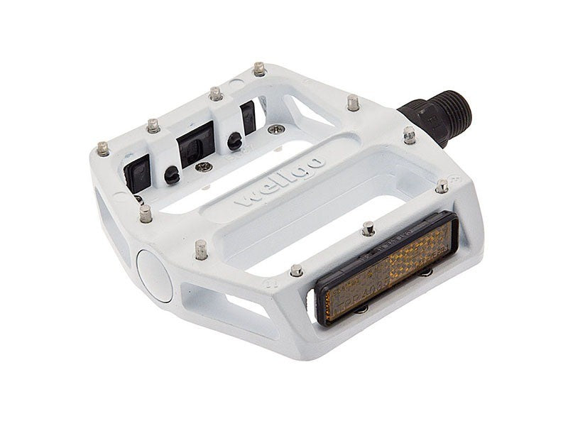 Fixed Bmx White Aluminum Pedals