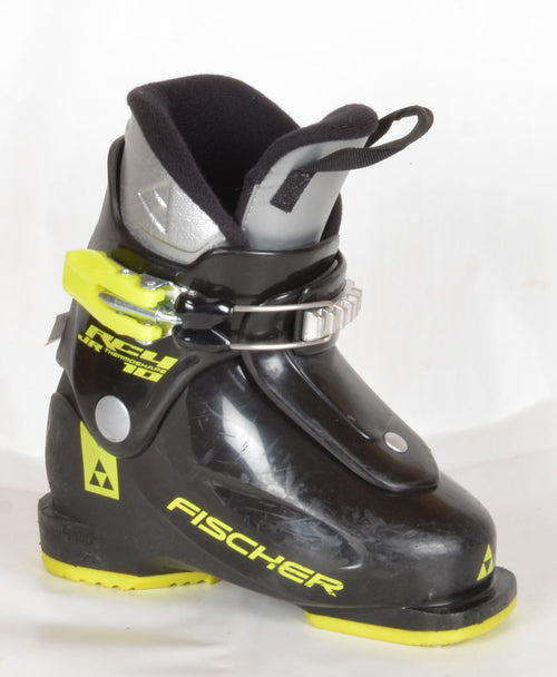 Fischer RC4 JR 10 black - chaussures de ski d'occasion  Junior