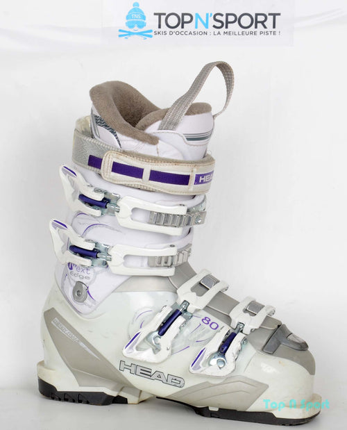 Head NEXT EDGE 80 W White/Purple - Chaussures de ski d'occasion Femme