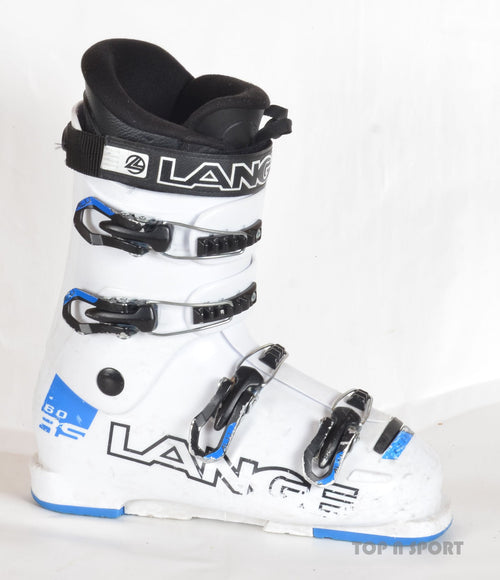 Lange RS 60 white - chaussures de ski d'occasion Junior