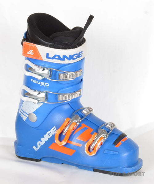 Lange RSJ 60 POWER BLUE RTL - chaussures de ski d'occasion  Junior