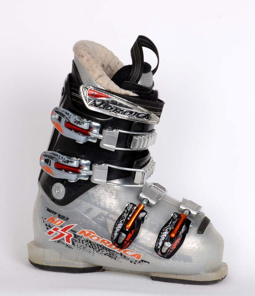 Nordica Hot Rod 60 silver - chaussures de ski d'occasion  Junior
