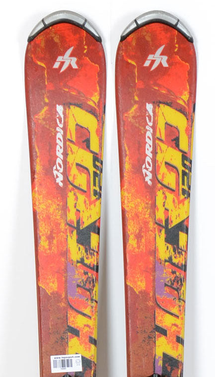 Nordica HOT ROD J ORA - skis d'occasion Junior