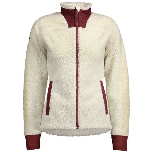 Polaire SCOTT Defined Heritage Pile (winter white/amaranth red) femme