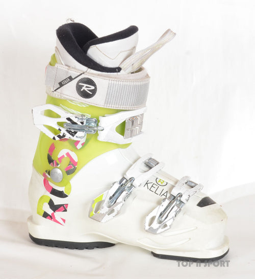 Rossignol KELIA R white/green - chaussures de ski d'occasion Femme
