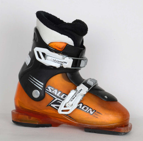 Salomon PERFORMA T2 Black /ORA - Chaussures de ski d'occasion Junior