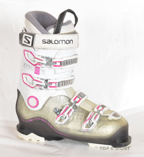 Salomon X-PRO R 70 W white/pink - chaussures de ski d'occasion Femme