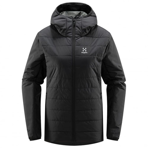 Veste d'alpinisme randonnée HAGLÖFS Mimic Silver Hood (True Black) femme