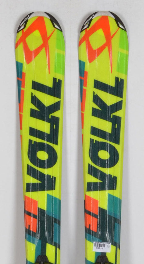 Völkl RACETIGER SL MOTION yellow - skis d'occasion Junior