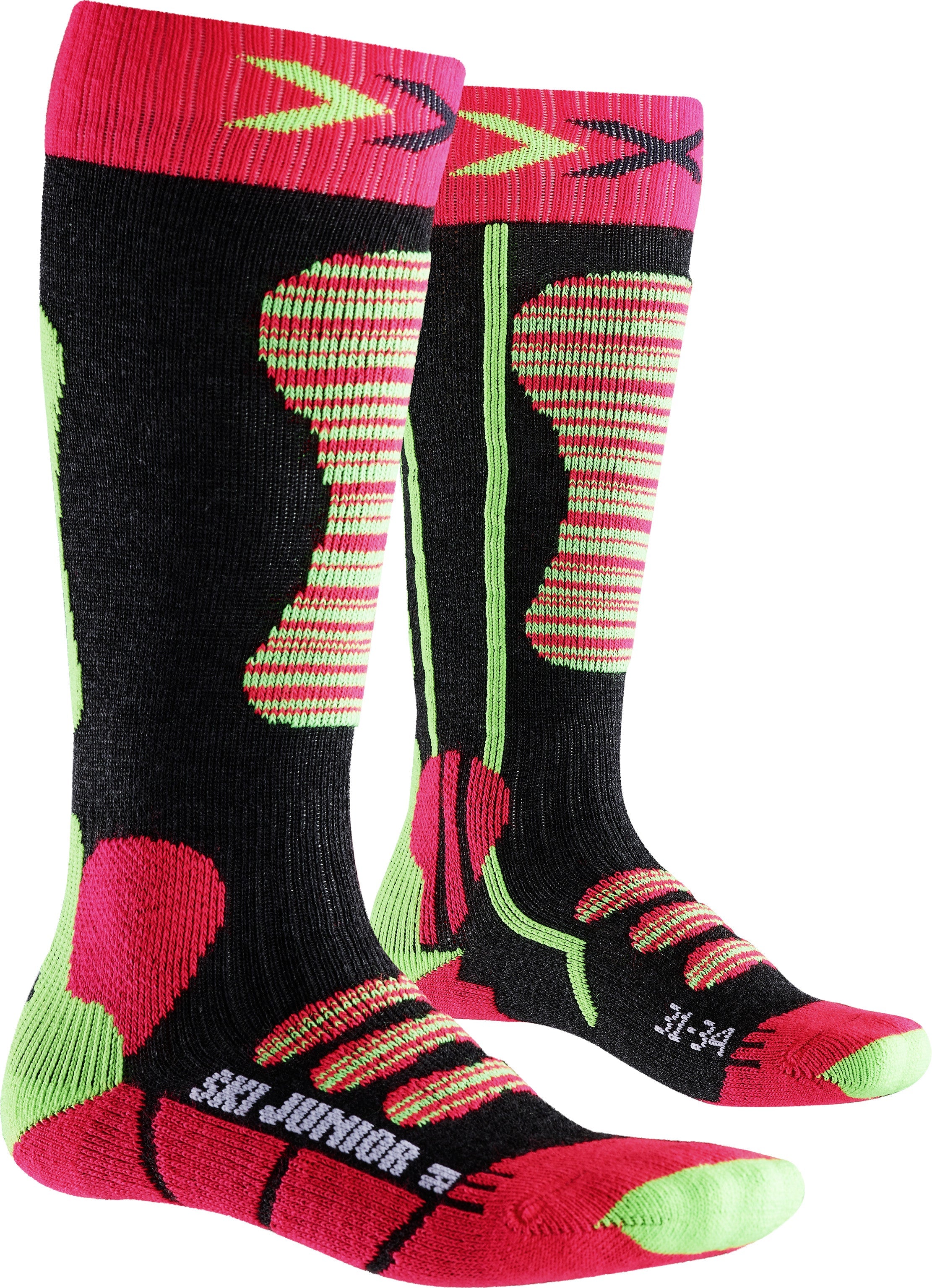 X-SOCKS Cor/Vt - Chaussettes de ski junior neuf déstockage