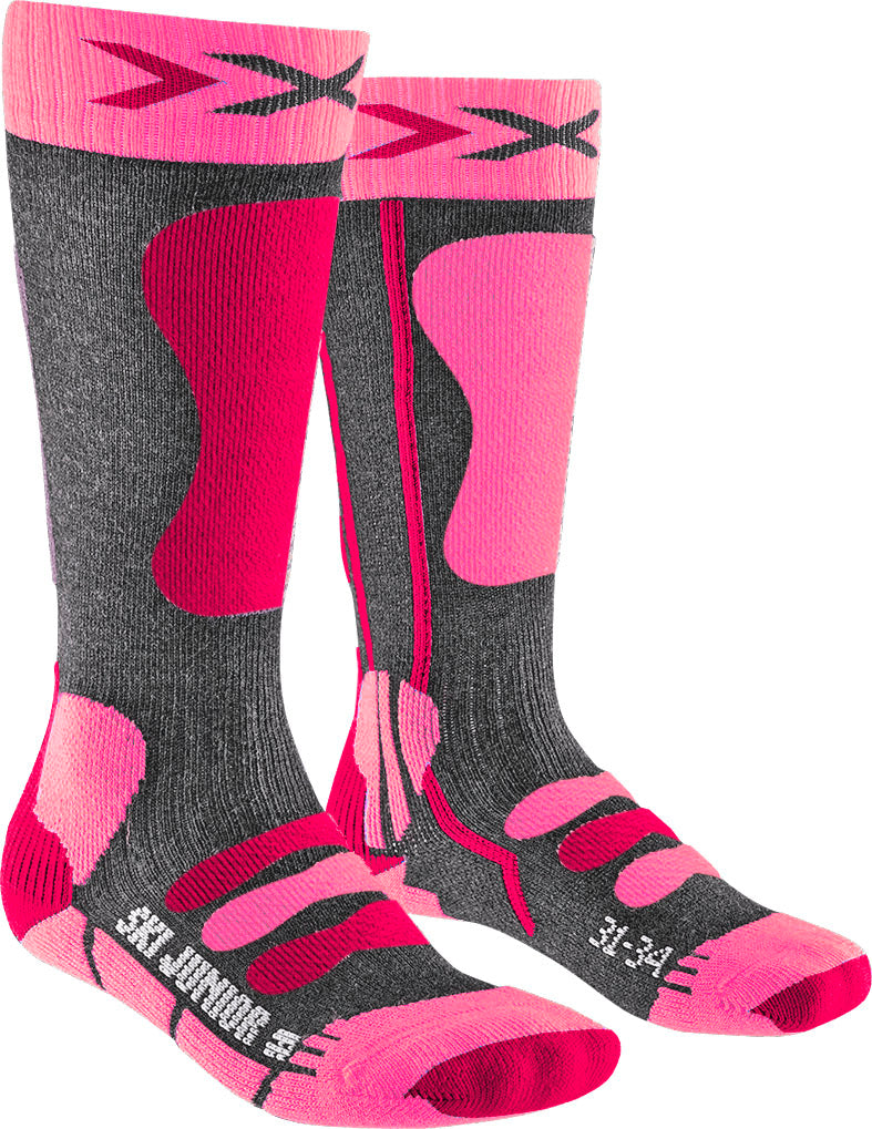 X-SOCKS Ski Junior 4.0 Rose - Chaussettes de ski junior neuf déstockage