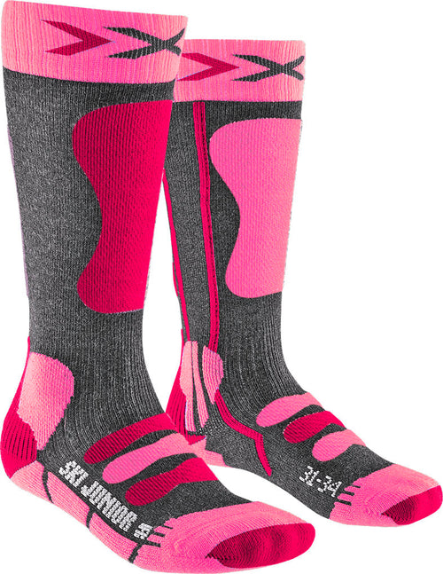 Chaussettes de ski X-Socks X-SOCKS SkiControl 4.0 Lady Gr/Rose