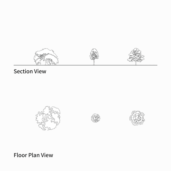 download revit 2d trees