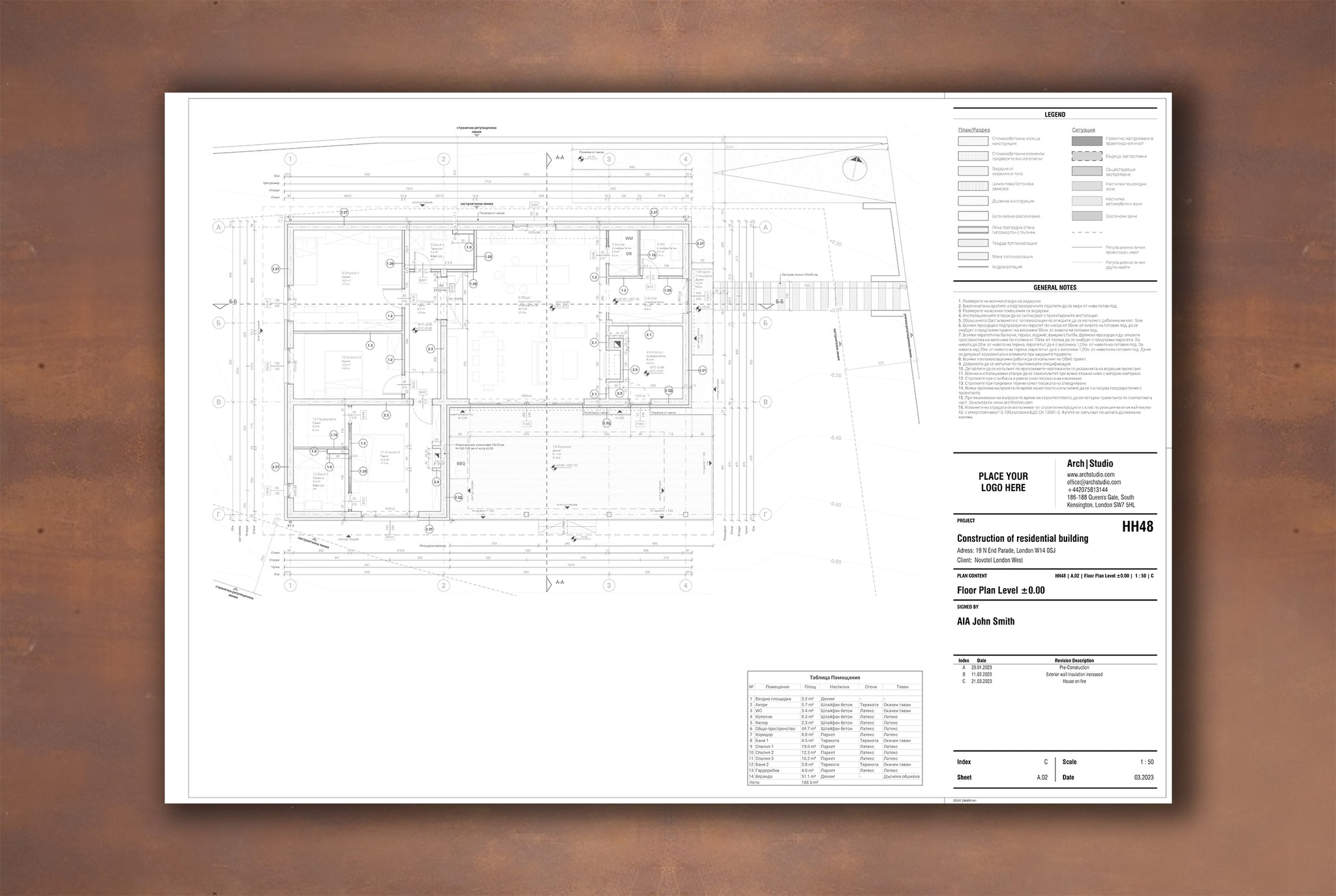 Revit-Schriftfeldfamilie