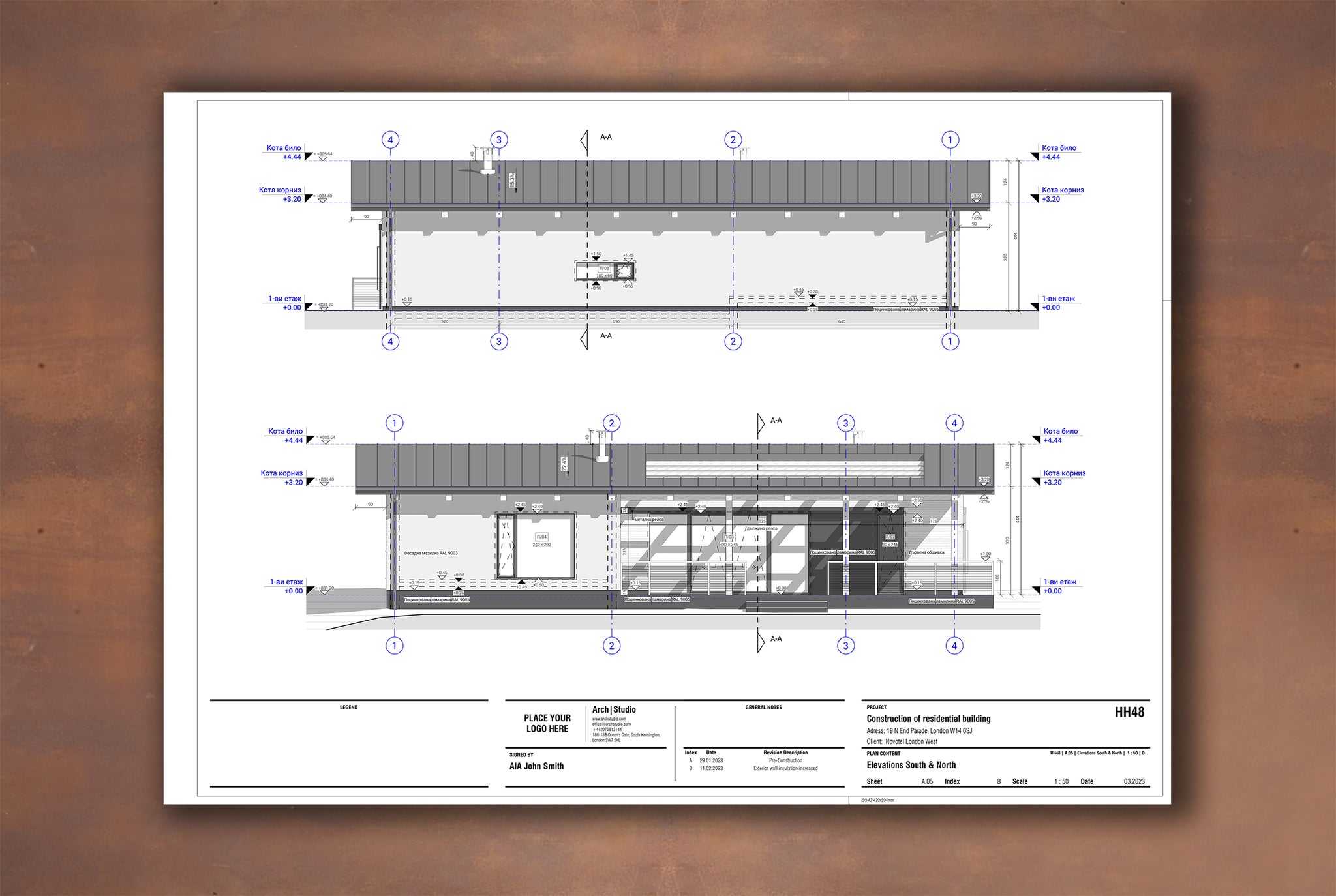 cartouches Revit