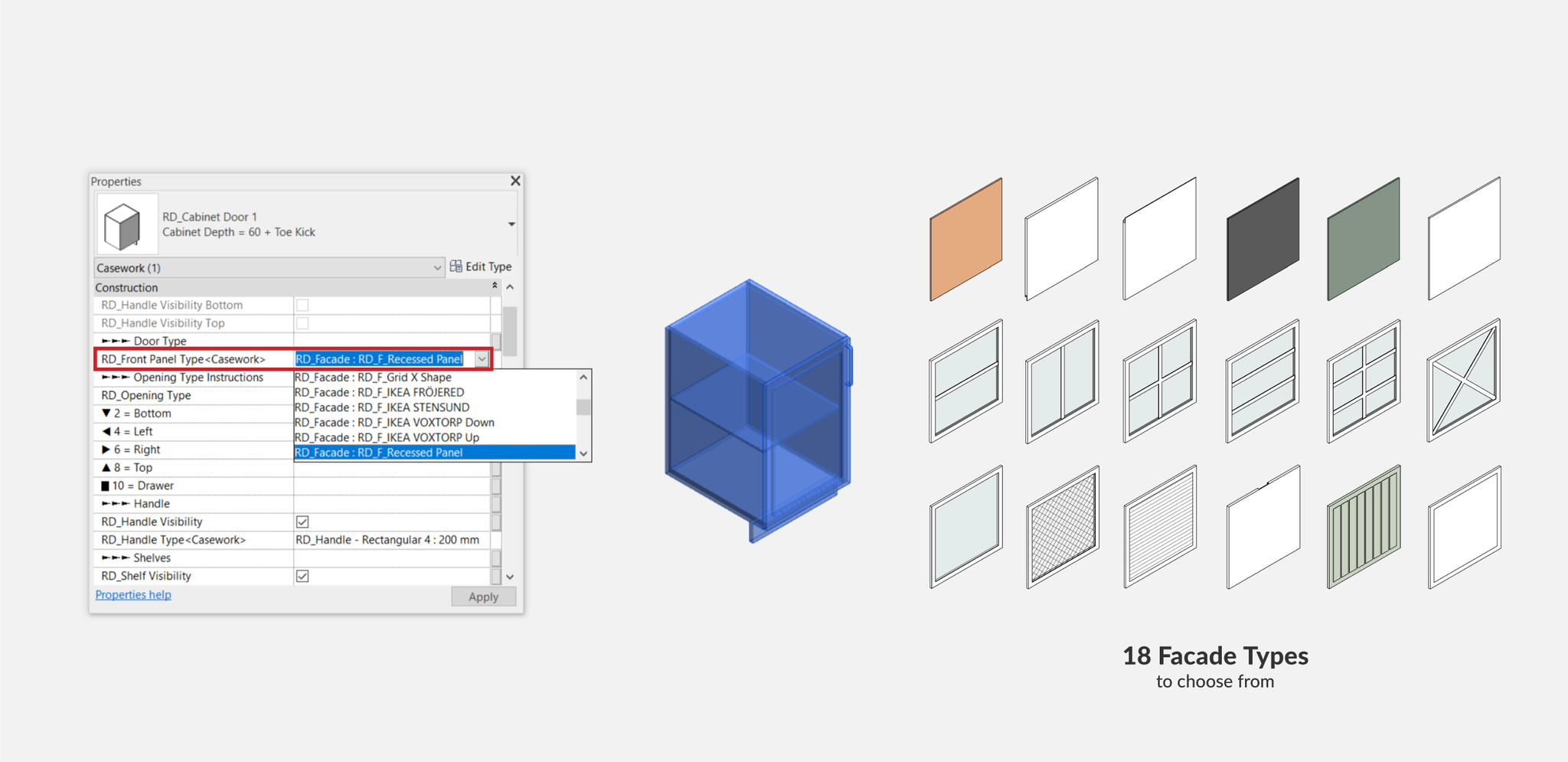 revit kitchen cabinet family