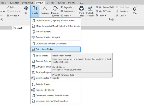 batch sheet maker feature guide